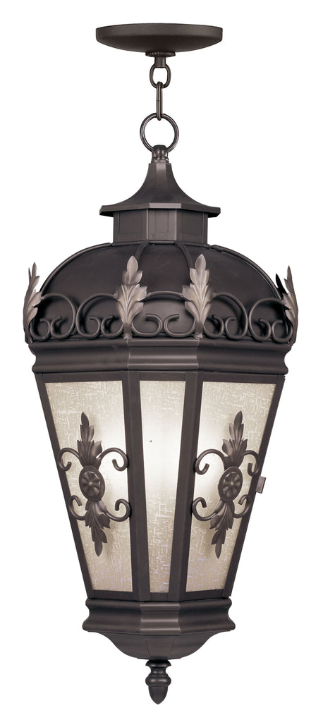 Livex Berkshire 3 Light Bronze Outdoor Chain Lantern - C185-2199-07