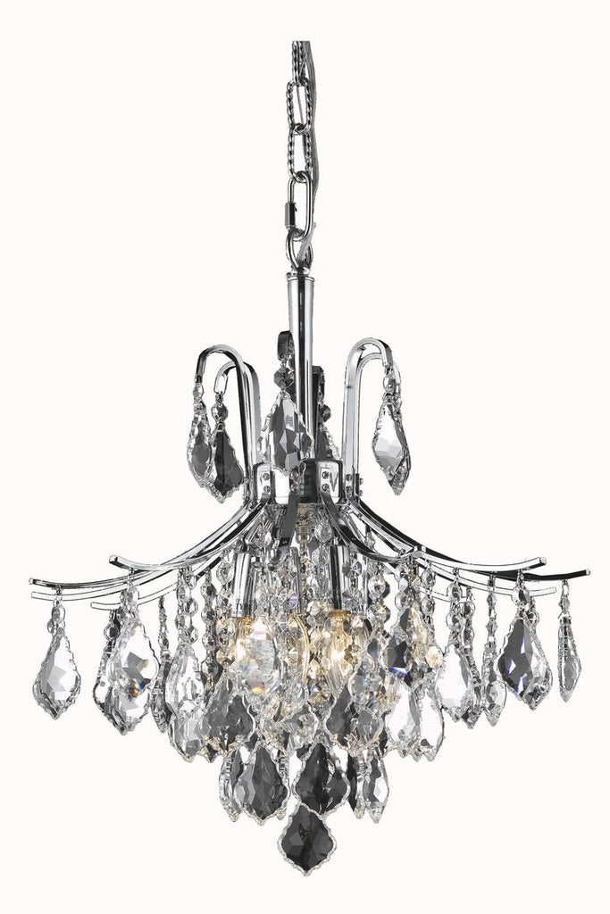 ZC121-LD8100D16C - Living District: Amelia Collection Pendant D16in H20in Lt:6 Chrome Finish