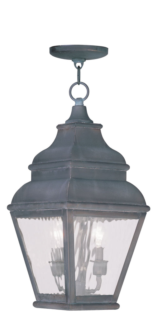 Livex Exeter 2 Light Charcoal Outdoor Chain Lantern - C185-2604-61