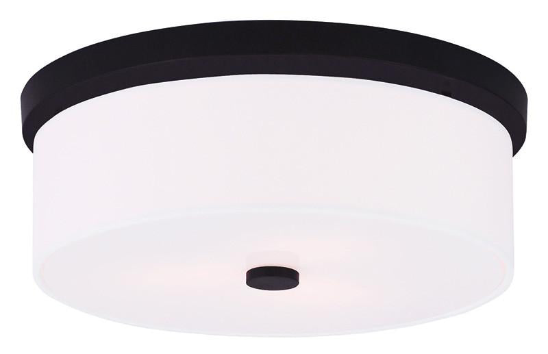 Livex Meridian 3 Light Bronze Ceiling Mount - C185-50864-07