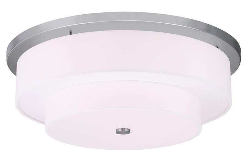Livex Meridian 5 Light Brushed Nickel Ceiling Mount - C185-50867-91